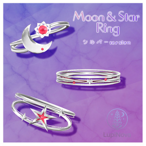 『Moon & Star Ring』月と星の指輪【VRC想定】 缩略图 2