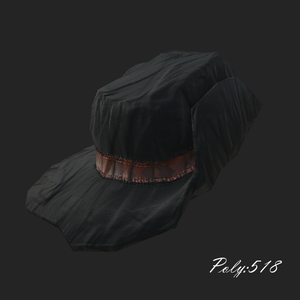 【3Dモデル】紳士帽子(Gentle Hat) 