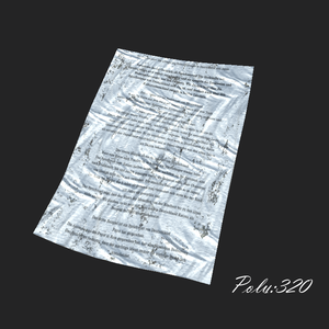 【3Dモデル】聖典紙(Sacred Paper) 