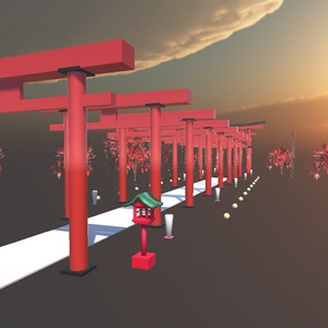 もみじ神社ステージ　Vrm Live VIewer向け 缩略图 3