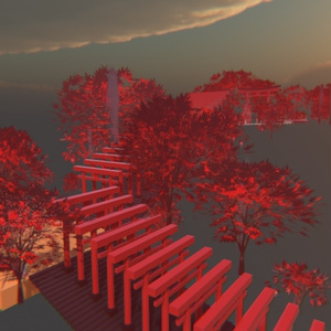階段の神社