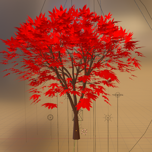 紅葉の木