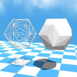 Triakis icosahedron glbセット