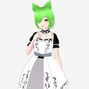ゴシックメイドミミ　vrm&Vroidセット
