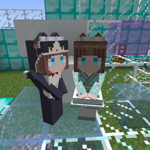[Limited to shop followers] Minecraft MOD ✨ Multi-model that can be used with Little Maid Mob✨【ショップフォロワー様限定】マインクラフトのMOD✨リトルメイドモブ で使えるマルチモデル✨