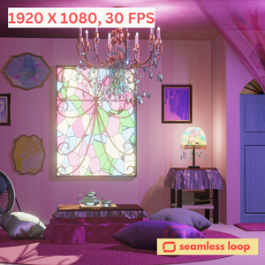 【Animated Background】Cozy & Pretty Decorated Lounge Room