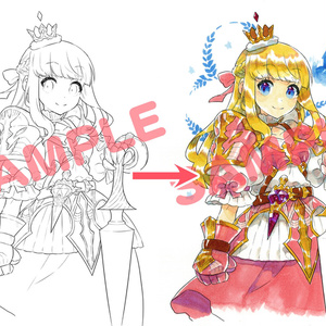 【記念配布】イラストマーカー・コピック用線画
