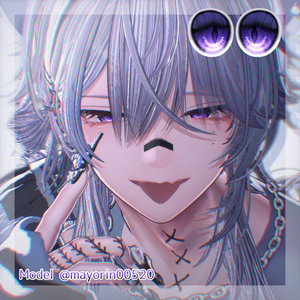 💚 3アバター対応 💚 signalize.9_Eye ＆ Make up Texture ＋ PSD 缩略图 14