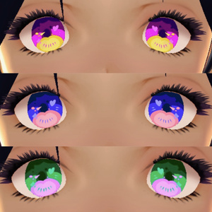 Cute color-block Eyes
