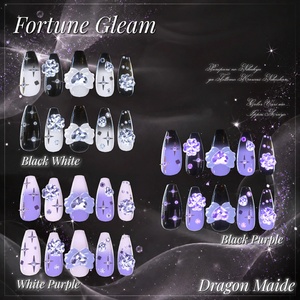 【🍀Fortune Gleam🍀】ネイル 11アバター対応【VRC向けアバターアクセサリ】 缩略图 2