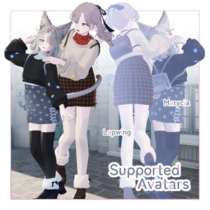 【5アバター対応】花咲く袖のスウェット【VRchat想定・MA設定済】 缩略图 4