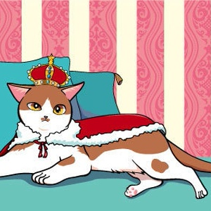 猫の王様　ポストカード