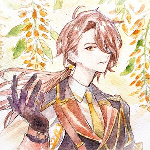 【まほやく】カイン・ナイトレイ 水彩イラスト