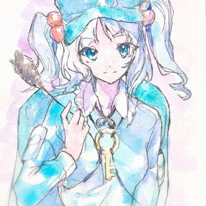 【東方風神録】河城にとり 水彩イラスト