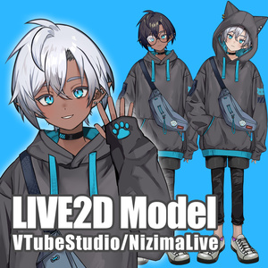【汎用モデル】高性能パーカーエルフ/VTS,NizimaLIVE
