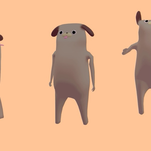 胴長パグ　#パグ3D 缩略图 2