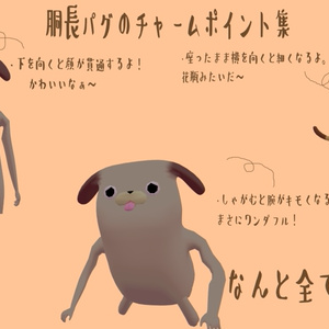 胴長パグ　#パグ3D 缩略图 3