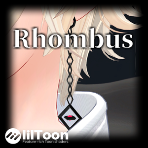 【無料】VRChat想定イヤリング -Rhombus-