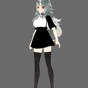 Vroid outift - Dress with shirt