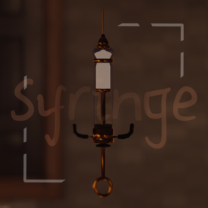 [Free/无料] Syringe, 注射器