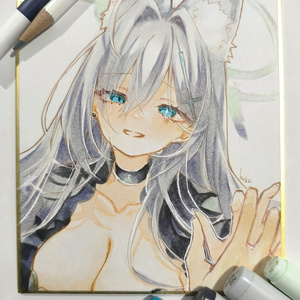 手描きイラスト アナログイラスト イラストオーダー① 透明水彩