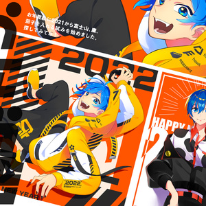 VOCALOIDグッズ詰め合わせ 人生グッズ詰め合わせ（缶バッジ6種＋シールセット） - G.C.M