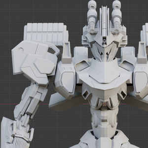 【オリジナル３Dモデル】Mecha.1 アレフティナ