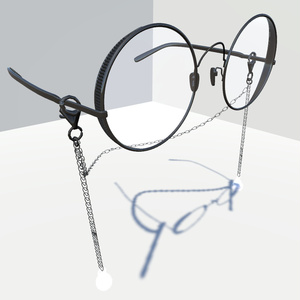 【3Dモデル】チェーン眼鏡