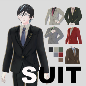 【Vroid】スーツ6色