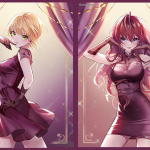 プレイマット】デッキ構築プレマ 後輩ちゃんver - 未来屋 - BOOTH