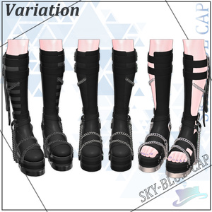 【16アバター対応】Belt Boots ベルトブーツ 缩略图 3