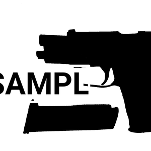 素材画像　SIG SAUER P228／M11　拳銃　ホールドオープン＋予備弾倉