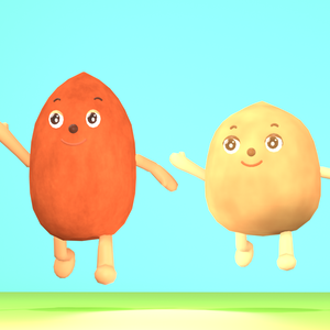 ローポリ３Dナッツブラザーズ