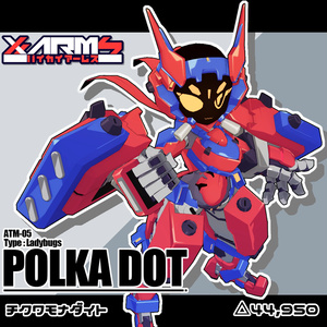 オリジナル3Dモデル「POLKA DOT」