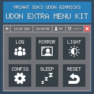 Udon Extra Menu Kit - VRC用拡張メニューキット