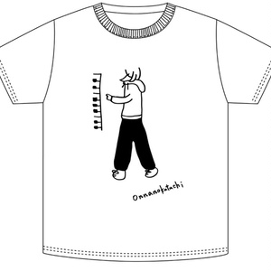 「ONNANOKATACHI」Tシャツ パンツ柄