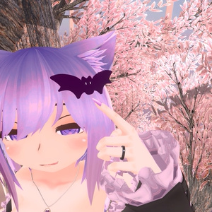 コウモリアクセサリー  VRC向け3Dモデル 缩略图 3