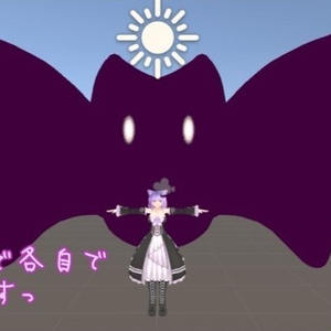 コウモリアクセサリー  VRC向け3Dモデル 缩略图 2