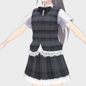 幕オン制服っぽいテクスチャVRoid用