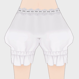 [For VRoid Official Ver.] Drawers (Pumpkin Pants)