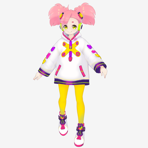 【VRoid、VRM】春歌ナナ　二次創作3Dモデル