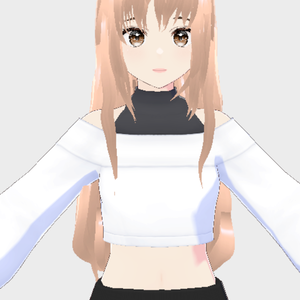 Vroid long hair