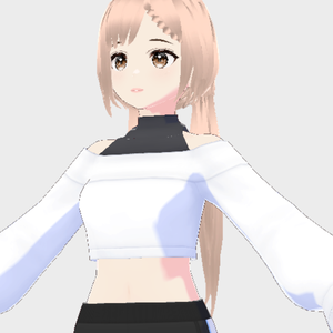vroid pigtails hair