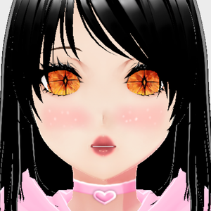Vroid orange eyes