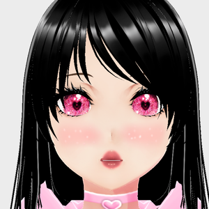 Vroid Pink Heart Eyes