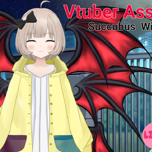Live2D Vtuber Asset Succubus wings