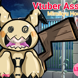 PNG Vtuber Pokemon Mimikyu Hoodie asset for Vtube Studio
