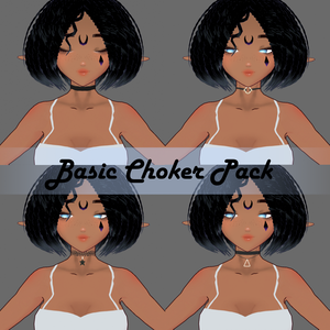 [Vroid] Basic Choker Pack