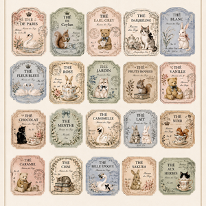 Maison des Tags THÉ COLLECTION｜Vintage Tea Labels