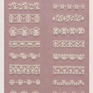 Vintage Lace Sample Collection｜ヴィンテージレース素材 A4